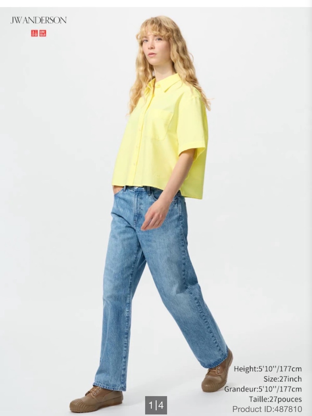 Uniqlo Women’s Medium Blue Straight-Leg Jeans